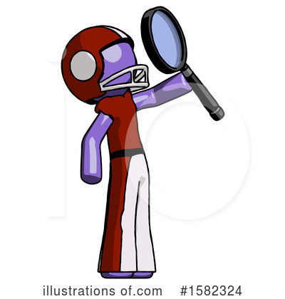 Royalty-Free (RF) Purple Design Mascot Clipart Illustration by Leo Blanchette - Stock Sample #1582324