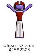 Purple Design Mascot Clipart #1582325 by Leo Blanchette