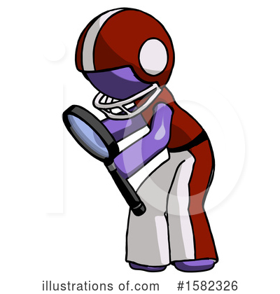 Royalty-Free (RF) Purple Design Mascot Clipart Illustration by Leo Blanchette - Stock Sample #1582326