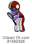 Purple Design Mascot Clipart #1582326 by Leo Blanchette