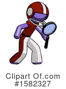 Purple Design Mascot Clipart #1582327 by Leo Blanchette