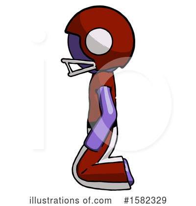 Royalty-Free (RF) Purple Design Mascot Clipart Illustration by Leo Blanchette - Stock Sample #1582329