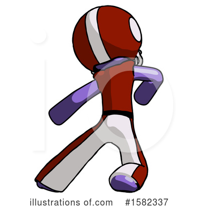 Royalty-Free (RF) Purple Design Mascot Clipart Illustration by Leo Blanchette - Stock Sample #1582337