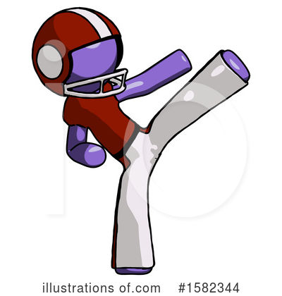 Royalty-Free (RF) Purple Design Mascot Clipart Illustration by Leo Blanchette - Stock Sample #1582344