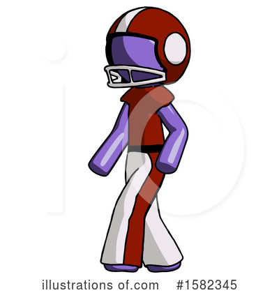 Royalty-Free (RF) Purple Design Mascot Clipart Illustration by Leo Blanchette - Stock Sample #1582345