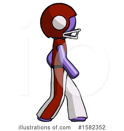 Royalty-Free (RF) Purple Design Mascot Clipart Illustration by Leo Blanchette - Stock Sample #1582352