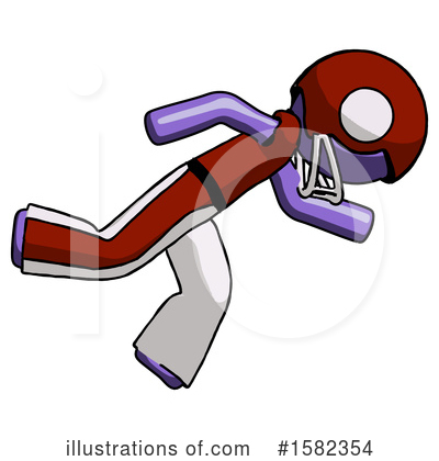 Royalty-Free (RF) Purple Design Mascot Clipart Illustration by Leo Blanchette - Stock Sample #1582354