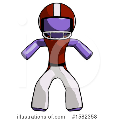 Royalty-Free (RF) Purple Design Mascot Clipart Illustration by Leo Blanchette - Stock Sample #1582358