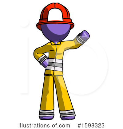 Royalty-Free (RF) Purple Design Mascot Clipart Illustration by Leo Blanchette - Stock Sample #1598323
