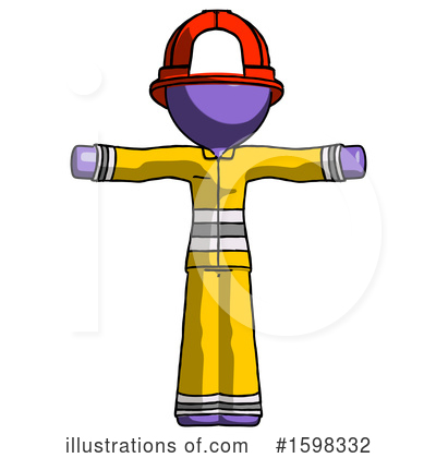 Royalty-Free (RF) Purple Design Mascot Clipart Illustration by Leo Blanchette - Stock Sample #1598332