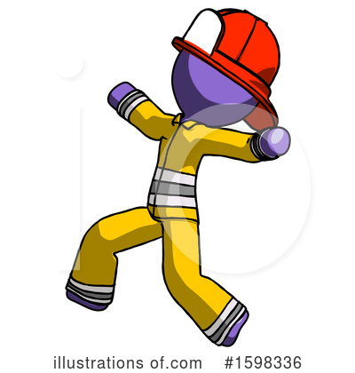 Royalty-Free (RF) Purple Design Mascot Clipart Illustration by Leo Blanchette - Stock Sample #1598336