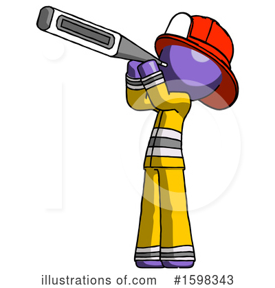Royalty-Free (RF) Purple Design Mascot Clipart Illustration by Leo Blanchette - Stock Sample #1598343
