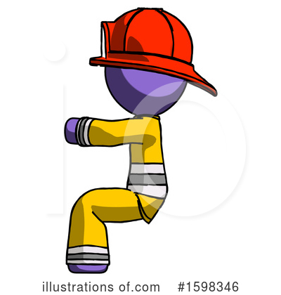 Royalty-Free (RF) Purple Design Mascot Clipart Illustration by Leo Blanchette - Stock Sample #1598346