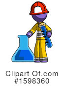 Purple Design Mascot Clipart #1598360 by Leo Blanchette