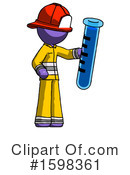 Purple Design Mascot Clipart #1598361 by Leo Blanchette