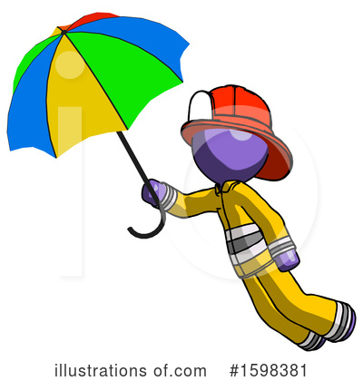 Royalty-Free (RF) Purple Design Mascot Clipart Illustration by Leo Blanchette - Stock Sample #1598381