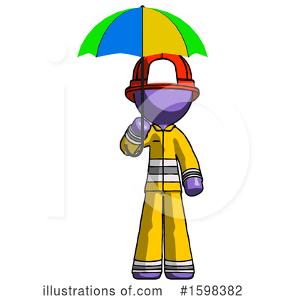 Royalty-Free (RF) Purple Design Mascot Clipart Illustration by Leo Blanchette - Stock Sample #1598382