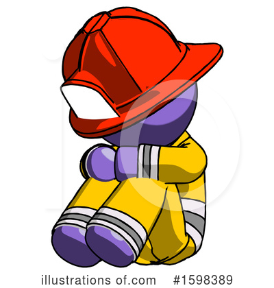 Royalty-Free (RF) Purple Design Mascot Clipart Illustration by Leo Blanchette - Stock Sample #1598389