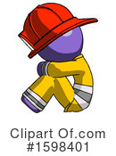 Purple Design Mascot Clipart #1598401 by Leo Blanchette