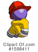 Purple Design Mascot Clipart #1598411 by Leo Blanchette