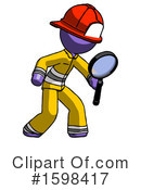 Purple Design Mascot Clipart #1598417 by Leo Blanchette