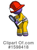 Purple Design Mascot Clipart #1598418 by Leo Blanchette