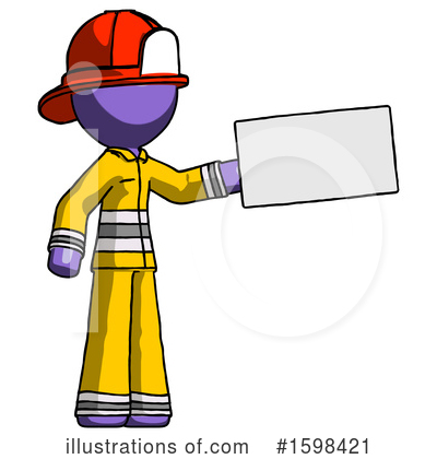 Royalty-Free (RF) Purple Design Mascot Clipart Illustration by Leo Blanchette - Stock Sample #1598421