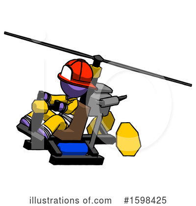 Royalty-Free (RF) Purple Design Mascot Clipart Illustration by Leo Blanchette - Stock Sample #1598425
