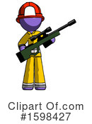 Purple Design Mascot Clipart #1598427 by Leo Blanchette