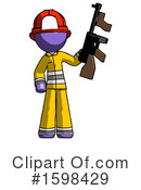 Purple Design Mascot Clipart #1598429 by Leo Blanchette
