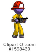 Purple Design Mascot Clipart #1598430 by Leo Blanchette