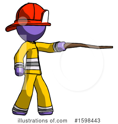 Royalty-Free (RF) Purple Design Mascot Clipart Illustration by Leo Blanchette - Stock Sample #1598443