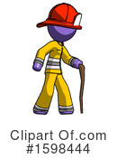 Purple Design Mascot Clipart #1598444 by Leo Blanchette