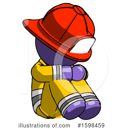 Royalty-Free (RF) Purple Design Mascot Clipart Illustration by Leo Blanchette - Stock Sample #1598459