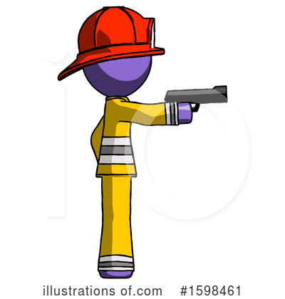 Royalty-Free (RF) Purple Design Mascot Clipart Illustration by Leo Blanchette - Stock Sample #1598461