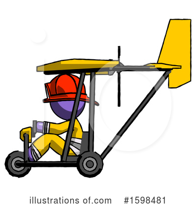 Royalty-Free (RF) Purple Design Mascot Clipart Illustration by Leo Blanchette - Stock Sample #1598481