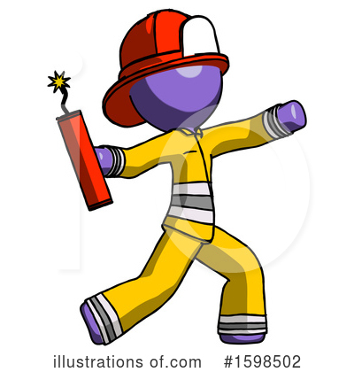 Royalty-Free (RF) Purple Design Mascot Clipart Illustration by Leo Blanchette - Stock Sample #1598502