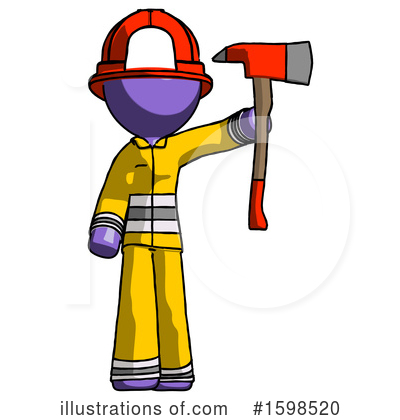 Royalty-Free (RF) Purple Design Mascot Clipart Illustration by Leo Blanchette - Stock Sample #1598520
