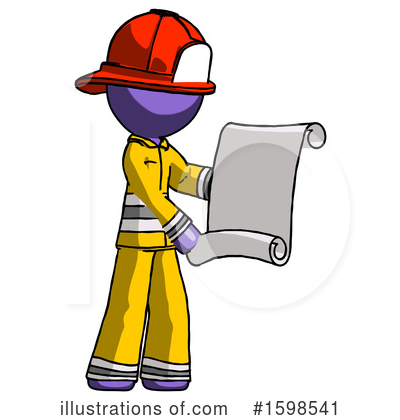 Royalty-Free (RF) Purple Design Mascot Clipart Illustration by Leo Blanchette - Stock Sample #1598541