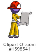 Purple Design Mascot Clipart #1598541 by Leo Blanchette