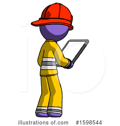 Royalty-Free (RF) Purple Design Mascot Clipart Illustration by Leo Blanchette - Stock Sample #1598544