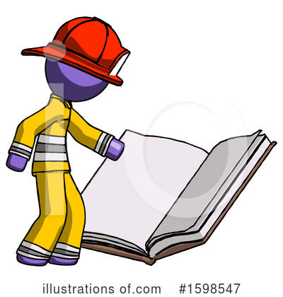 Royalty-Free (RF) Purple Design Mascot Clipart Illustration by Leo Blanchette - Stock Sample #1598547