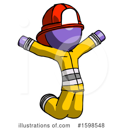 Royalty-Free (RF) Purple Design Mascot Clipart Illustration by Leo Blanchette - Stock Sample #1598548