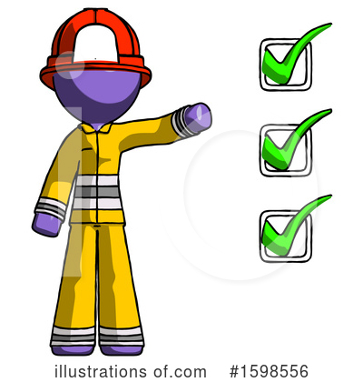 Royalty-Free (RF) Purple Design Mascot Clipart Illustration by Leo Blanchette - Stock Sample #1598556