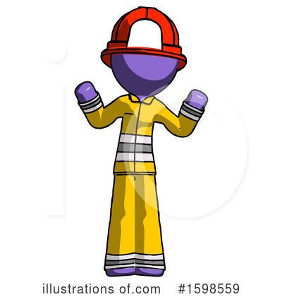 Royalty-Free (RF) Purple Design Mascot Clipart Illustration by Leo Blanchette - Stock Sample #1598559