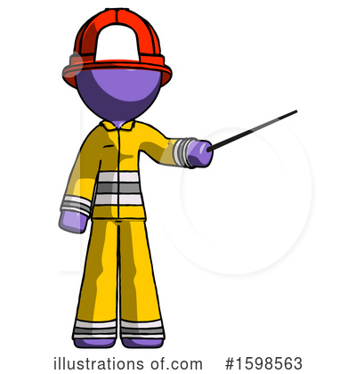 Royalty-Free (RF) Purple Design Mascot Clipart Illustration by Leo Blanchette - Stock Sample #1598563