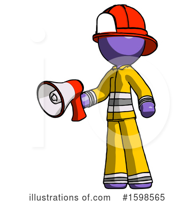 Royalty-Free (RF) Purple Design Mascot Clipart Illustration by Leo Blanchette - Stock Sample #1598565
