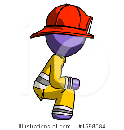Royalty-Free (RF) Purple Design Mascot Clipart Illustration by Leo Blanchette - Stock Sample #1598584