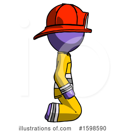 Royalty-Free (RF) Purple Design Mascot Clipart Illustration by Leo Blanchette - Stock Sample #1598590