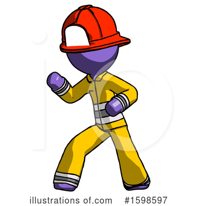 Royalty-Free (RF) Purple Design Mascot Clipart Illustration by Leo Blanchette - Stock Sample #1598597